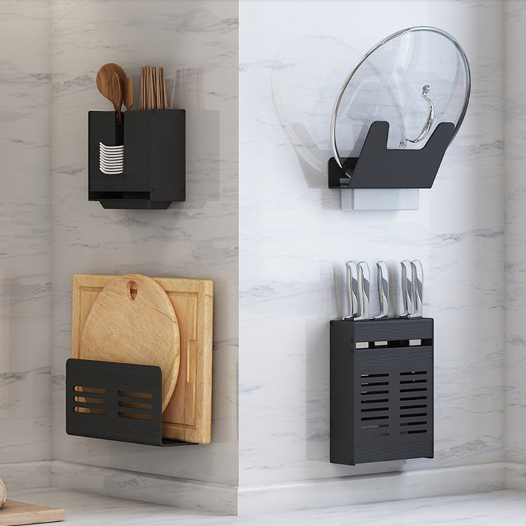 Nordic kitchen shelf styled with decor and daily essentials