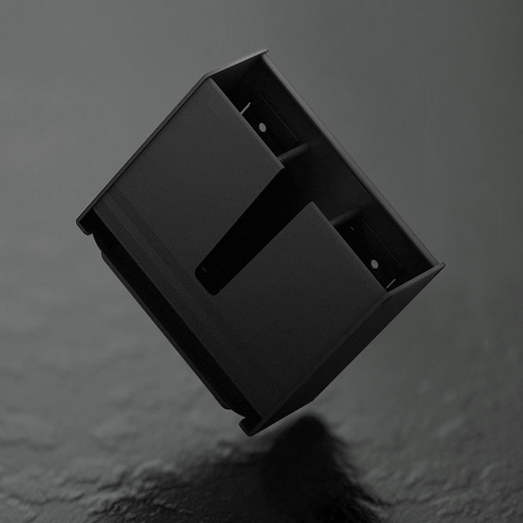 Side view of Nordic kitchen shelf showing slim profile